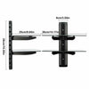 2 Tiers Floating Media Shelves Shelf For DVD TV BOX TV AV Wall Mounted Shelving
