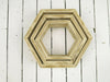 Set Of 3 Handmade Hexagon Shelves Wooden Shelves Made From Sustainable Pine Wood