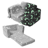 VEVOR Fold-out Kids Sofa Glow-in-the-Dark Kids Couch Children Convertible Sofa