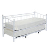 Metal Bunk Beds Single Sleeper Bed/Day bed and trundle Children Bed