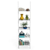 5-Tier Ladder Wall Shelf Home Display Storage Rack Bookcase Plant Flower Stand