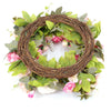 Artificial Silk Flowers Garland Hanging Lavender Boxwood Door Wreath Wedding NEW