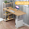 Computer Desk PC Table Study Unit Home Office Workstation Corner with Shelves
