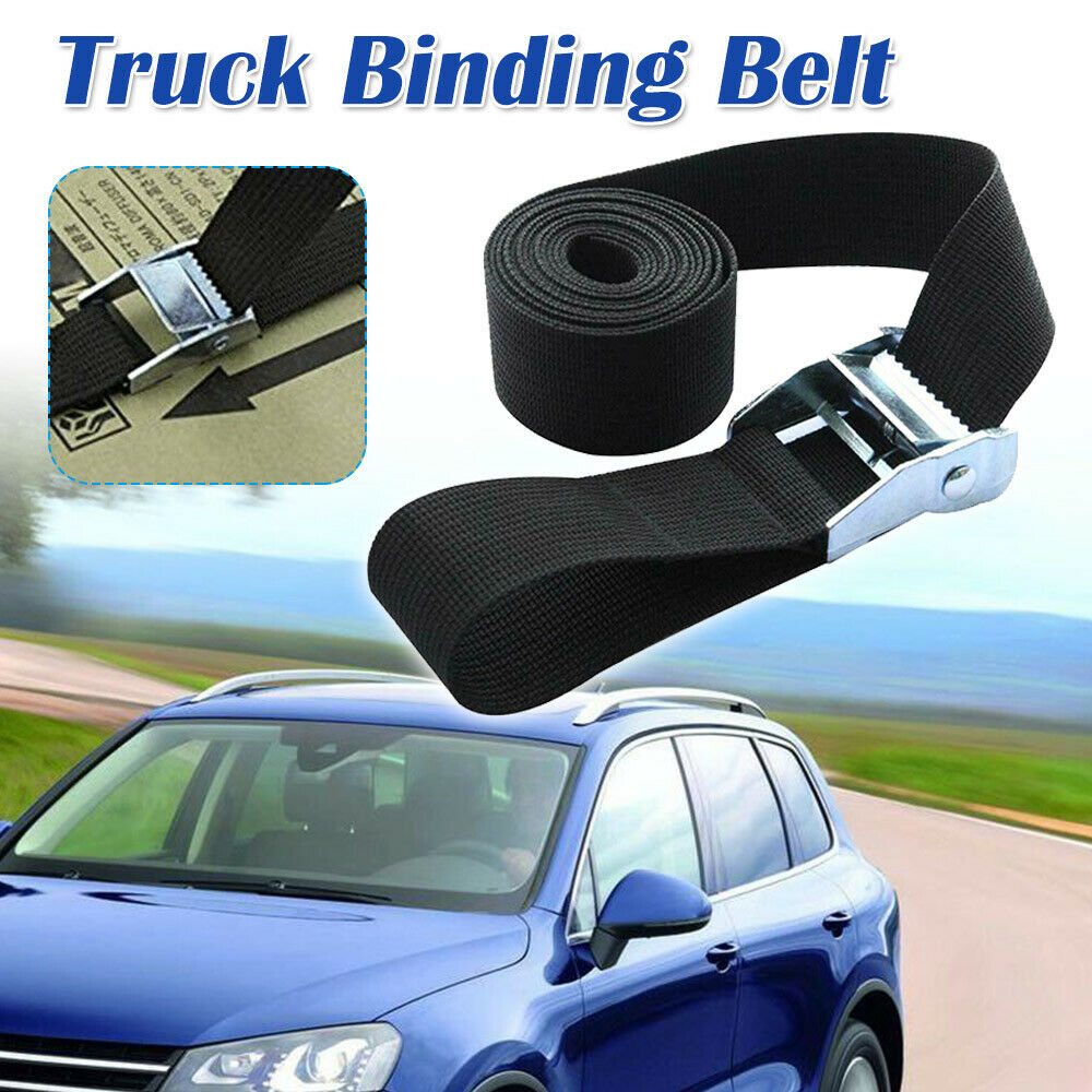 Pack of 4 Buckle Tie Down Lashing Strap Roof Rack Trailers Cargo 25mm