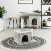 Cat Activity Tower Tree Sisal-covered Scratching Posts and Perch 2 Plush Condos