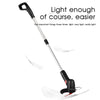 Electric Cordless Grass Trimmer Garden Weed Strimmer Cutter Rechargeable Tool UK