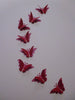 20 3d PEARLESCENT BUTTERFLY TOPPER WALL DECORATION DECOR STICKERS GIRLS ROOM cur