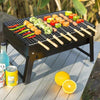 Large BBQ Grill Portable Folding Charcoal Barbecue Garden Picnic Steel Stove UK