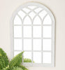Gothic Arch Garden White Mirror Panel Rustic Wall Mounted Outdoor indoor New
