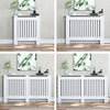 White Radiator Cover Grill Shelf Cabinet MDF Wood Modern Traditional Furniture