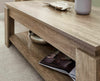 Modern Coffee Table with Storage Shelf Magazine Rack Living Room Furniture
