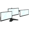 TekBox TRIPLE MONITOR MOUNT - 3 Computer Screen Stand 13-27" Display TV VESA