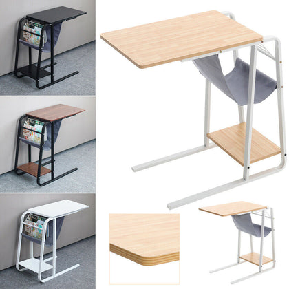 Portable Mobile Sofa Bed Side Laptop Computer Desk Coffee Table Reading Writing