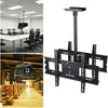 Dual Screen Telescoping Pole TV Ceiling Mount for 32-65" TV LED LCD Hold 220lbs