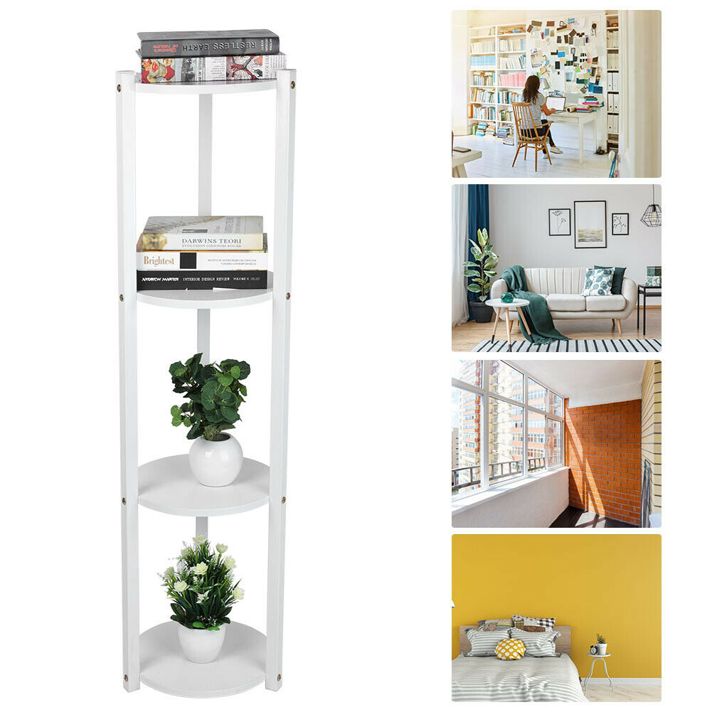 Outdoor Indoor Pot Plant Stand Display Garden Decor Flower Rack 4 Tiers UK