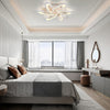 Aluminum LED Ceiling Lamp Ring Light Chandelier Lights Fixture Living Bedroom