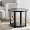 2 Tier Coffee Tea End Table Side Sofa Night Stand For Living Room Furniture Unit