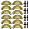 Cup Handle Shell Pull Kitchen Cupboard Cabinet Door Furniture Drawer all Colours