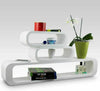 Large Floating Display Shelves Retro Modern Wall Mounting Shelving Storage UK