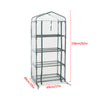 4 Tier Greenhouse Frame Outdoor Garden Shed Plant Grow Green House W/ PVC Cover