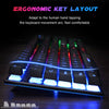 Gaming Keyboard And Mouse Set Rainbow RGB LED USB For PC Laptop Xbox One PS4 UK