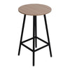 Bar Table Wooden Round High Seat Industrial Breakfast Dining Bistro Cafe Table