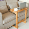 Overbed Table Side Sofa Table Small Laptop PC Computer Desk Bamboo Portable