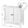 Bathroom Cabinet Single Double Door Wall Mounted Cupboard Bedroom Storage Unit