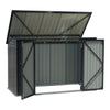 Outdoor Garden Wheelie Bin Store Dustbin Shelter Bike Tools Storage Steel Shed