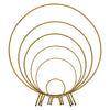 30cm-2M Golden Wedding Round Arch Frame Circle Base Backdrop Moongate Frameworks