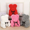 Rose Bear 25cm 40cm Foam Flower Teddy Christmas Valentine Birthday Gift + Box