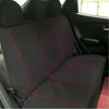 Universal Car Seat Protect Covers Full Set Sporty Red/Black Washable Compatible
