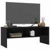 TV Cabinet Black 100x40x40 cm Chipboard Living Room Hot Sale