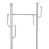 Mobile Clothes Coat Rail Garment Dress Hanging Rack Shelf Storage Display Stand