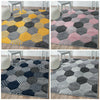Modern Bright Colourful Vibrant Rug Bedroom Living Room Carpets Value Grey Rugs