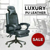Office Racing Chair Gaming Swivel PU Leather Computer Seat Home Office +Footrest