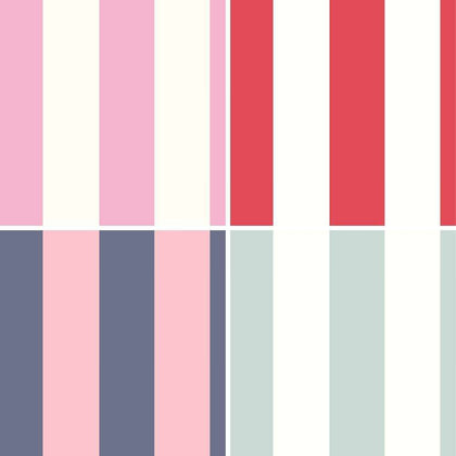 Rasch Vertical Stripe Pattern Wallpaper Modern Textured Striped Design