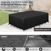 Furniture Cover Waterproof Heavy Duty For Rattan Table Cube Outdoor Garden Patio