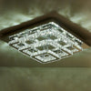 LED Ceiling Lamp Luxury Crystal Chandelier Remote Dimmable Living Room Kitchen