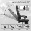 Massage Office Gaming Chair Racing Recliner Swivel Computer Desk Footrest Home