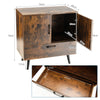 Wooden Storage Cabinet Freestanding Buffet Sideboard w/ Drawers Display Cupboard