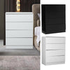 Modern Chest of Drawers Bedside Table Cabinet Nightstand 4 Drawers Bedroom White