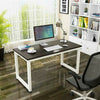 PC Computer Office Desk Corner Wooden Metal Desktop Table Home Study Workstation
