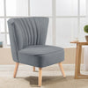 Velvet Shell Scallop Accent Occasional Chair Armchair Dining Furniture Bedroom