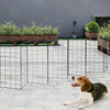 Foldable Dog Fence Barrier Indoor Outdoor Pet Fencing Play Pen Expanding Panel