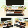 2 Tier Computer Monitor Stand Display Laptop PC/TV Screen Desk Riser Shelf UK