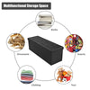 Folding Storage Ottoman Bench Tufted Faux Leather Toy Box Foot Stool Bench Seat