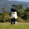 SOLAR POWERED LIGHTHOUSE ROTATING LED GARDEN LIGHT HOUSE DECORATION ORNAMENT