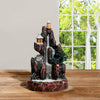 Incense Burner Censer Mountain River Handicraft Holder Waterfall Smoke Backflow