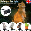 LED Solar Powered Garden Lights Owl Animal Rabbit Lawn Ornament Waterproof Lamp
